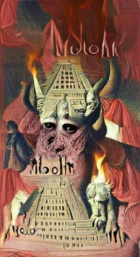 AI Interpretation of Moloch