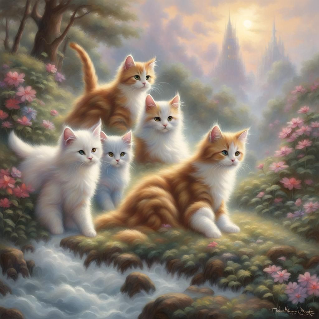 Ethereal Kittens on a Rescue Mission