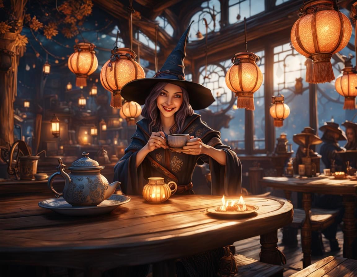 witches also want to relax...