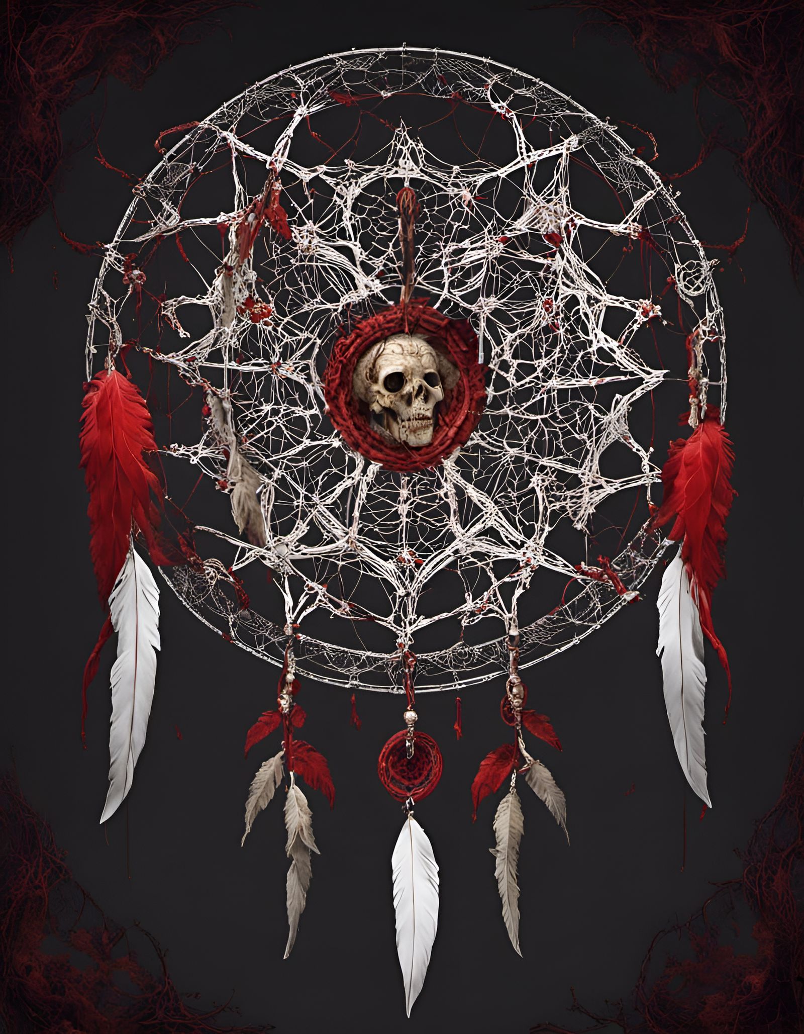Visceral Dreamcatcher of Bones and Blood