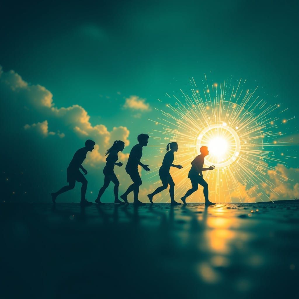 Cosmic Harmony and Evolution as Digital Art