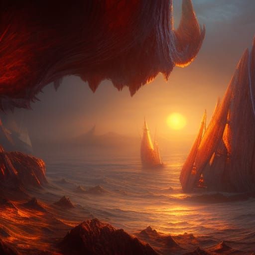 Heart of the Sea: Detailed Matte Painting