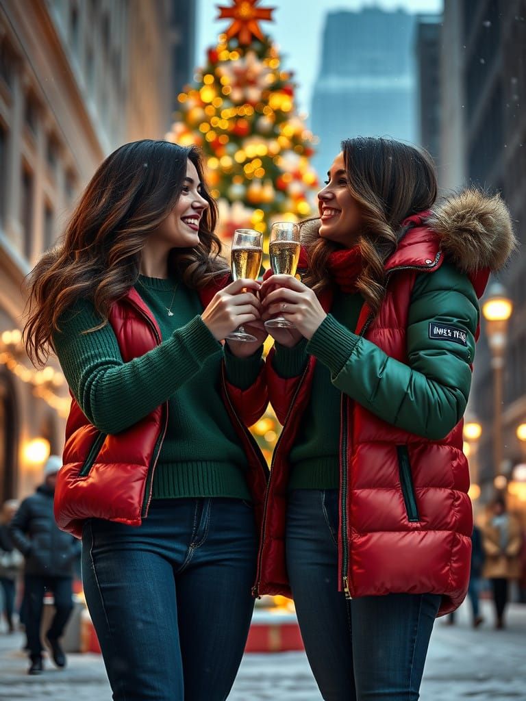 Winter Wonderland Friends Share Festive Cheer