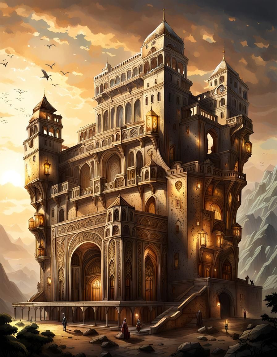 Futuristic Luxuria Citadel: A Center of Global Excellence