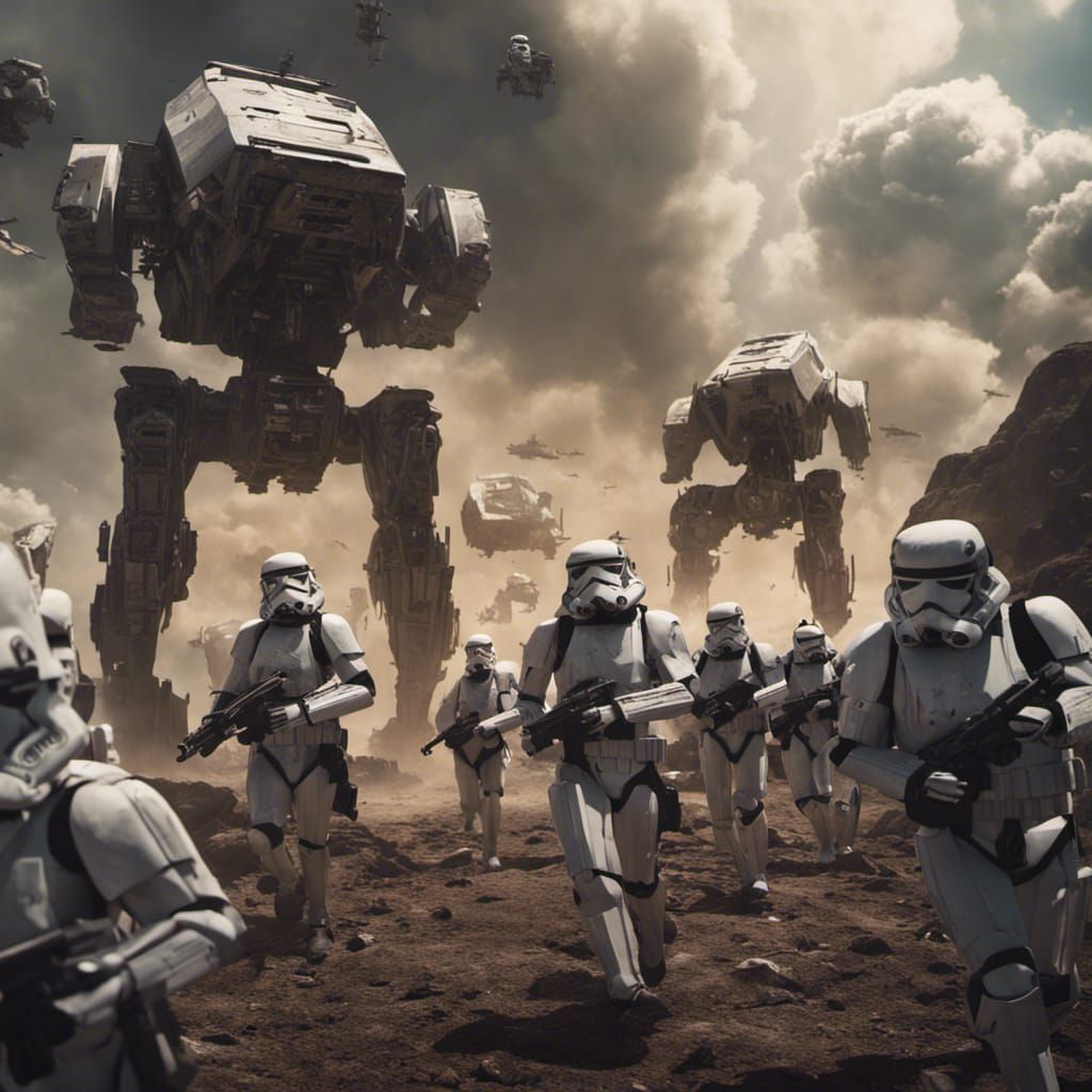 Stormtroopers Descend: Detailed Matte Painting in Unreal Eng...