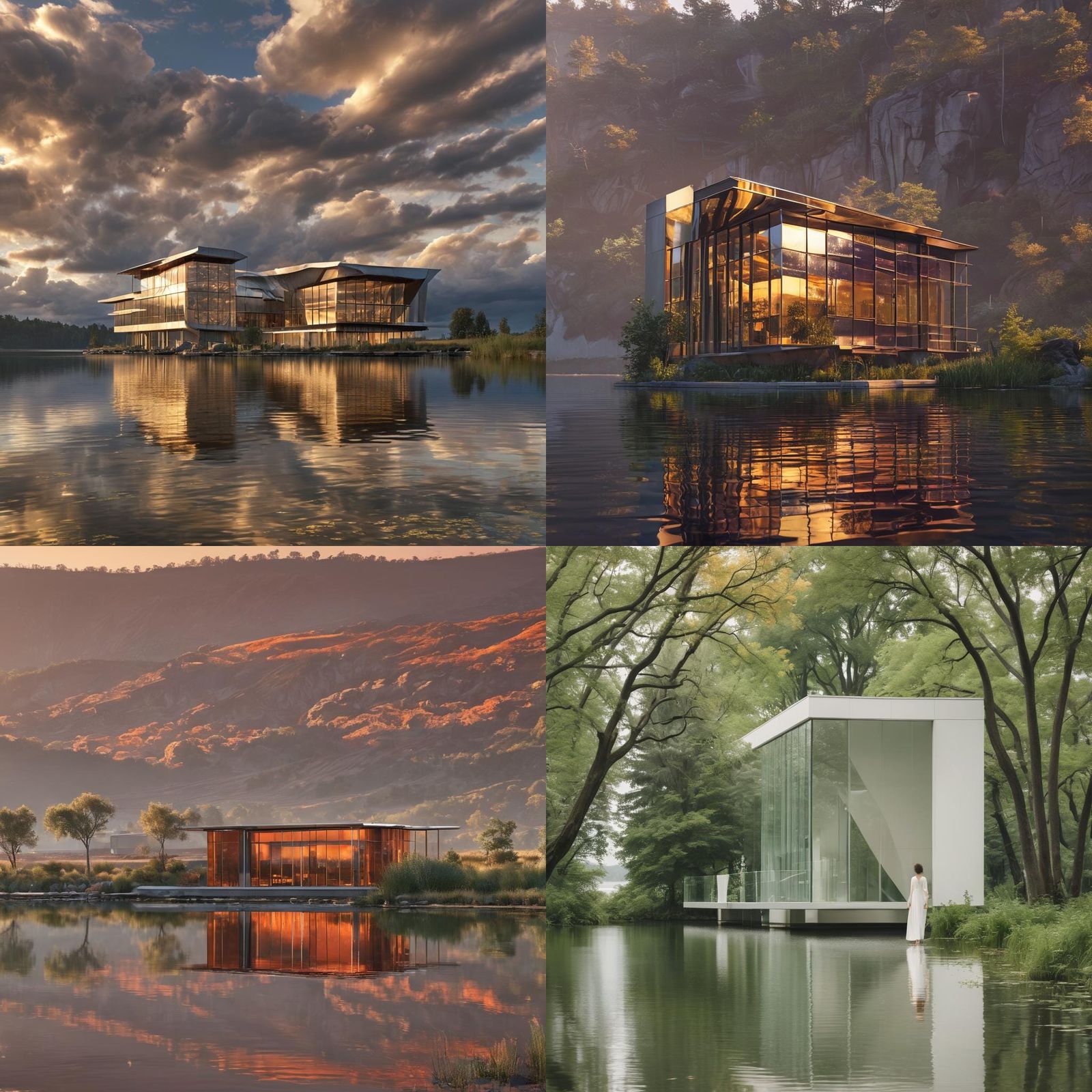 Sanctuary Ranch Lake with Modern Metal Building