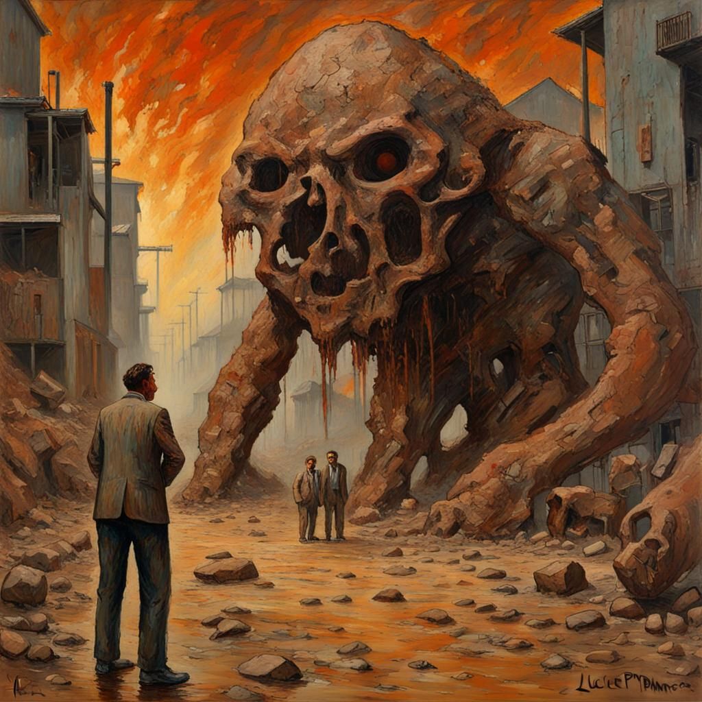 Paleolithic Kleptomaniac in Industrial Zone: Post-Impression...