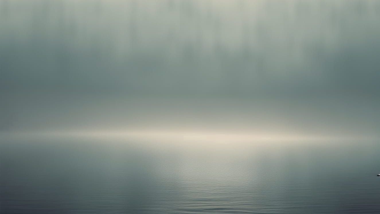 Lone Seagull Soars Over Serene Ocean