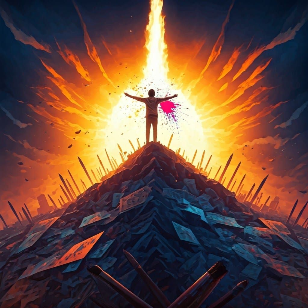 Defiant Artist's Conceptual Splash Screen in 8K