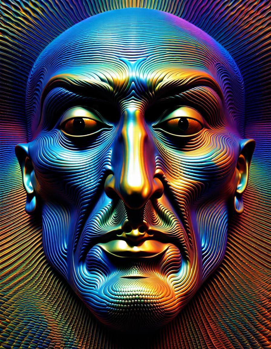 Optical Illusion Face