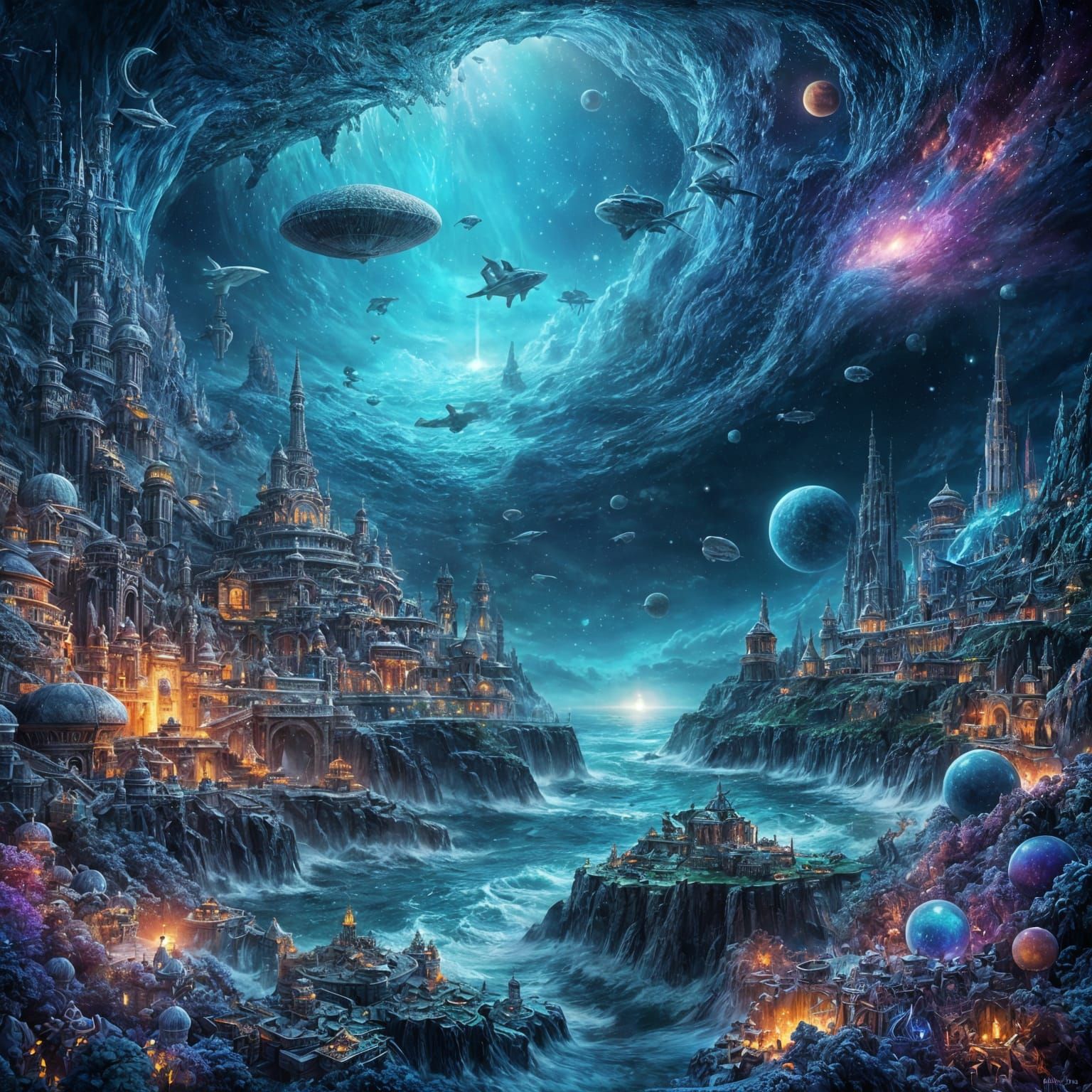 Under the Cosmic Waves