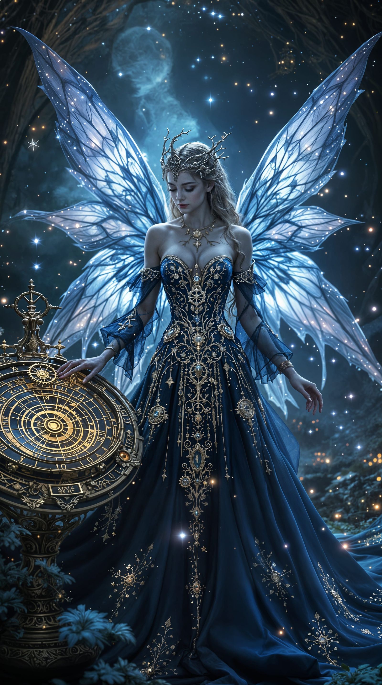 Fae Princess Amidst Timeless Sorrow