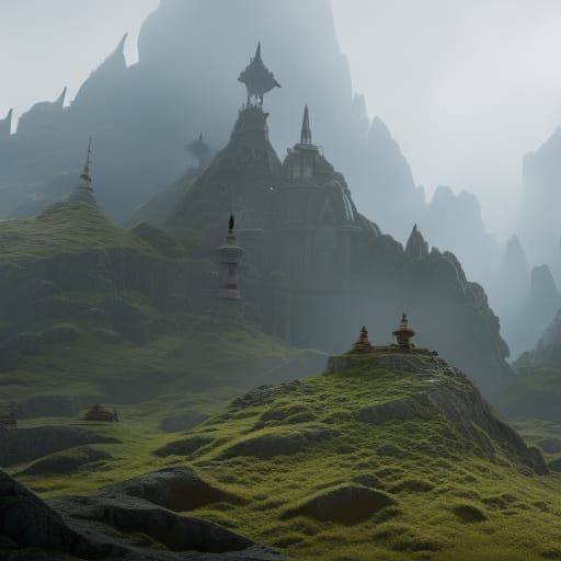 Fantastical Desperate Prayer in Deep Color