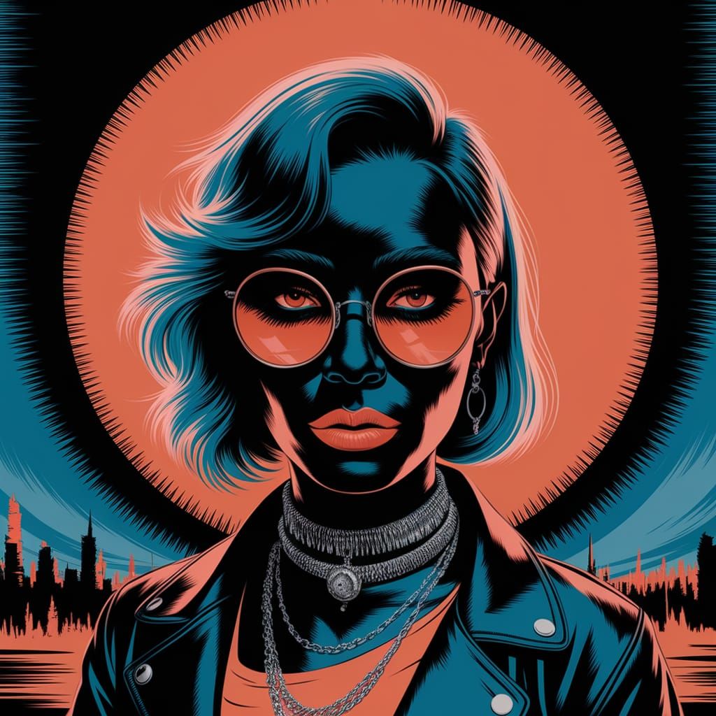 Volatile Abstract Orange Obsidian Texture