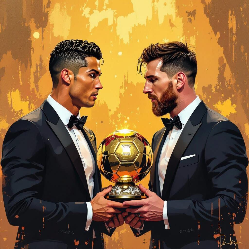 Ronaldo and Messi Compete for Ballon d'Or