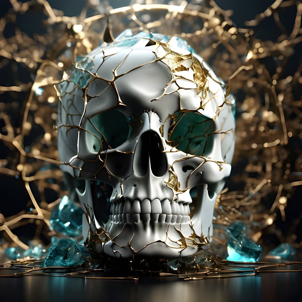 Cracked Skull Visual