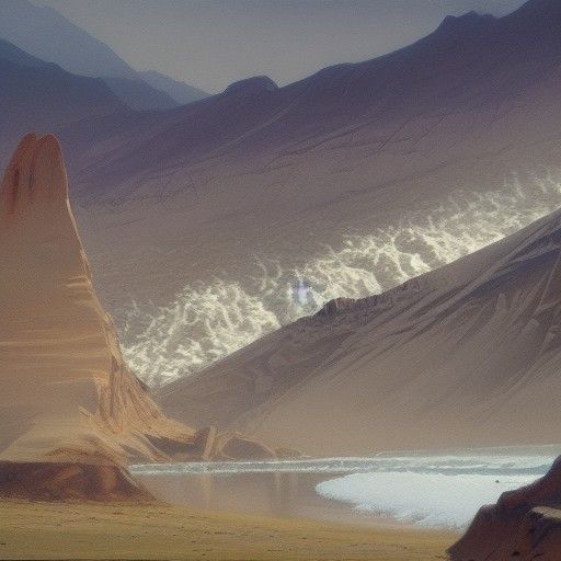 Enigmatic Oil Painting in James Gurney Style