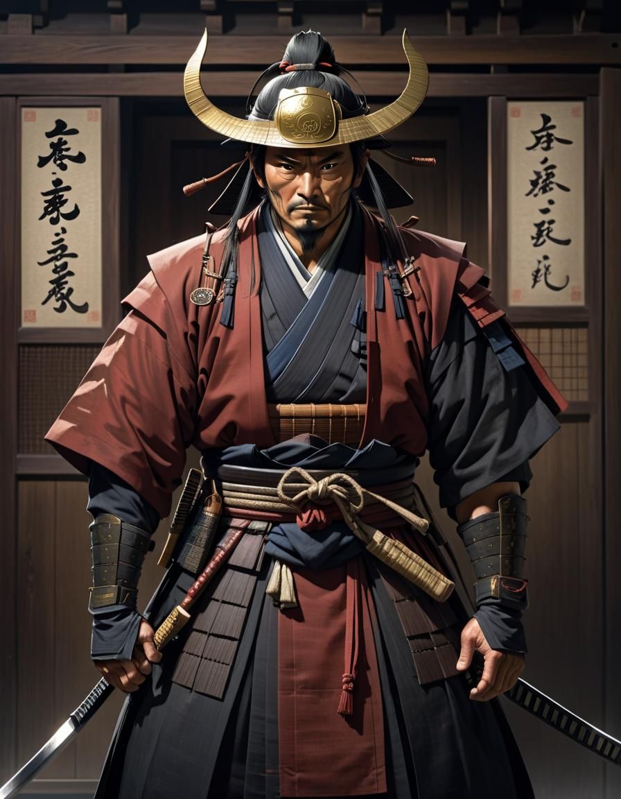 Eternal Samurai: AI Generated Warrior