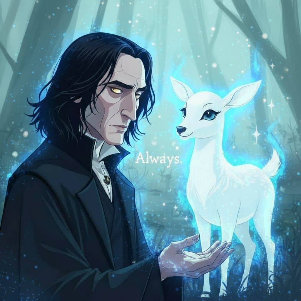 Gothic Cartoon Snape Watches Ethereal Doe