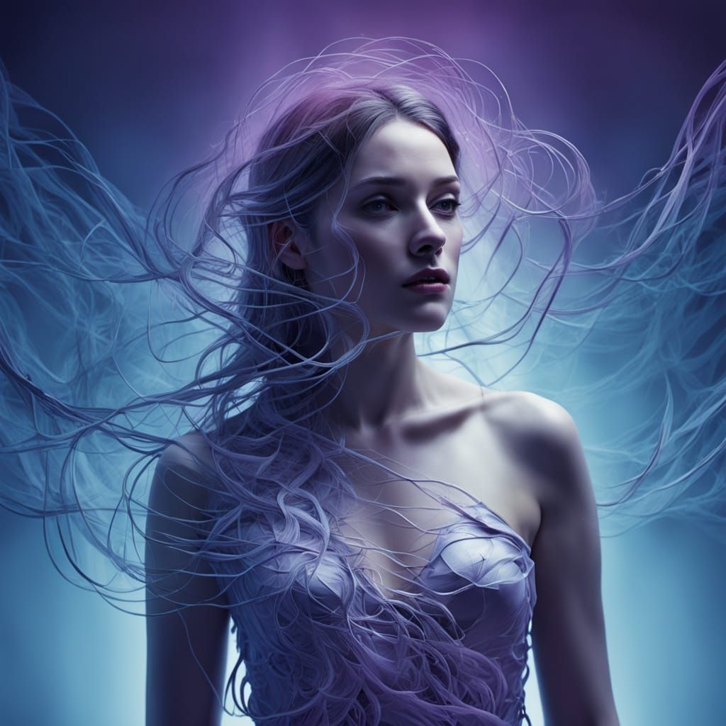 Surreal Awakening in Fragmented Luminescent Mindscape