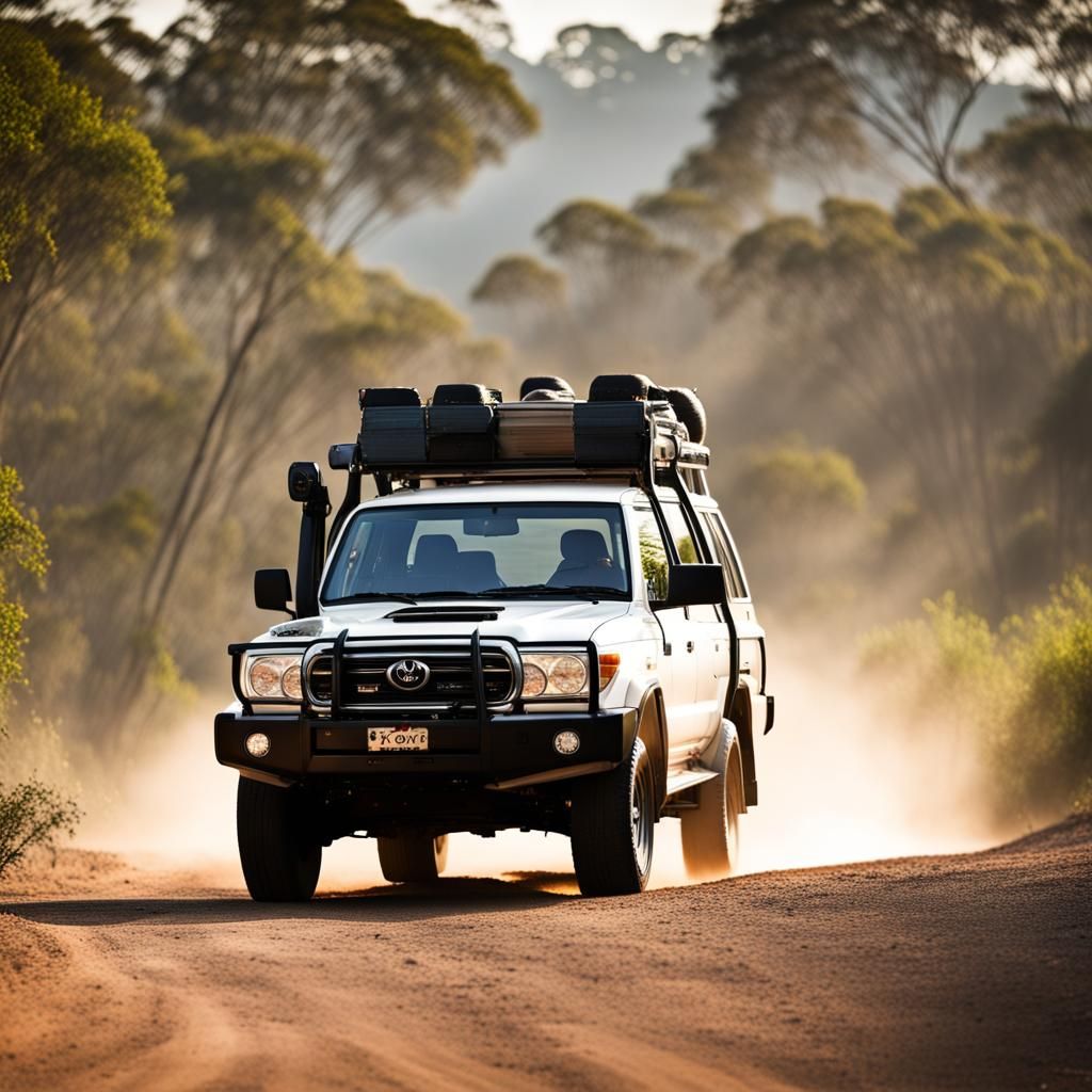 Flying Fox Drives a Toyota Landcruiser