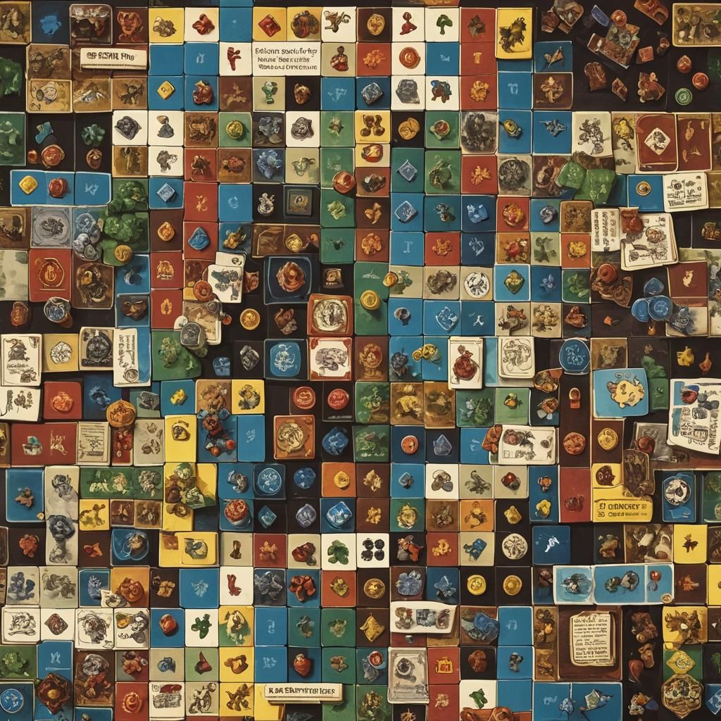 AI Generated Board Game Illustration