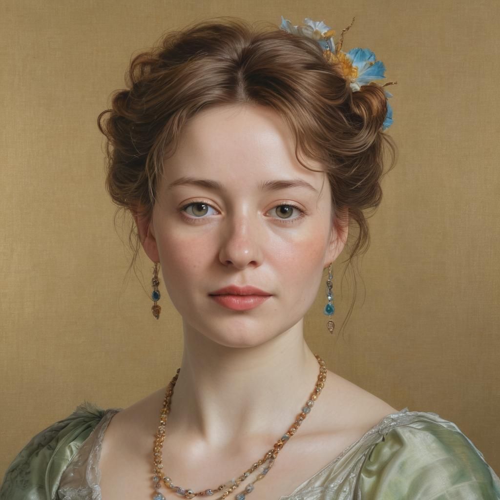 Victoria Woodhull Portrait in Renaissance Style