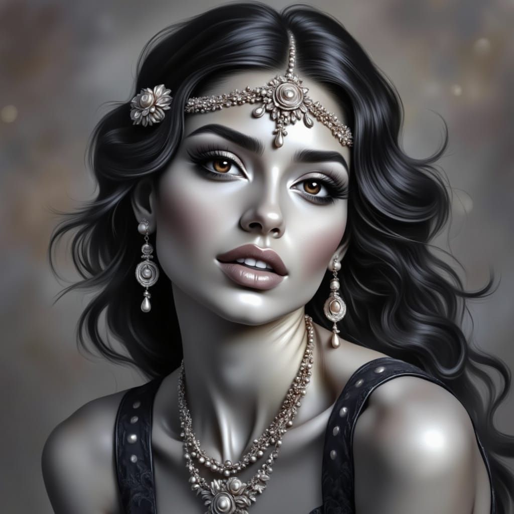 Mestiza Beauty in Warm Golden Light