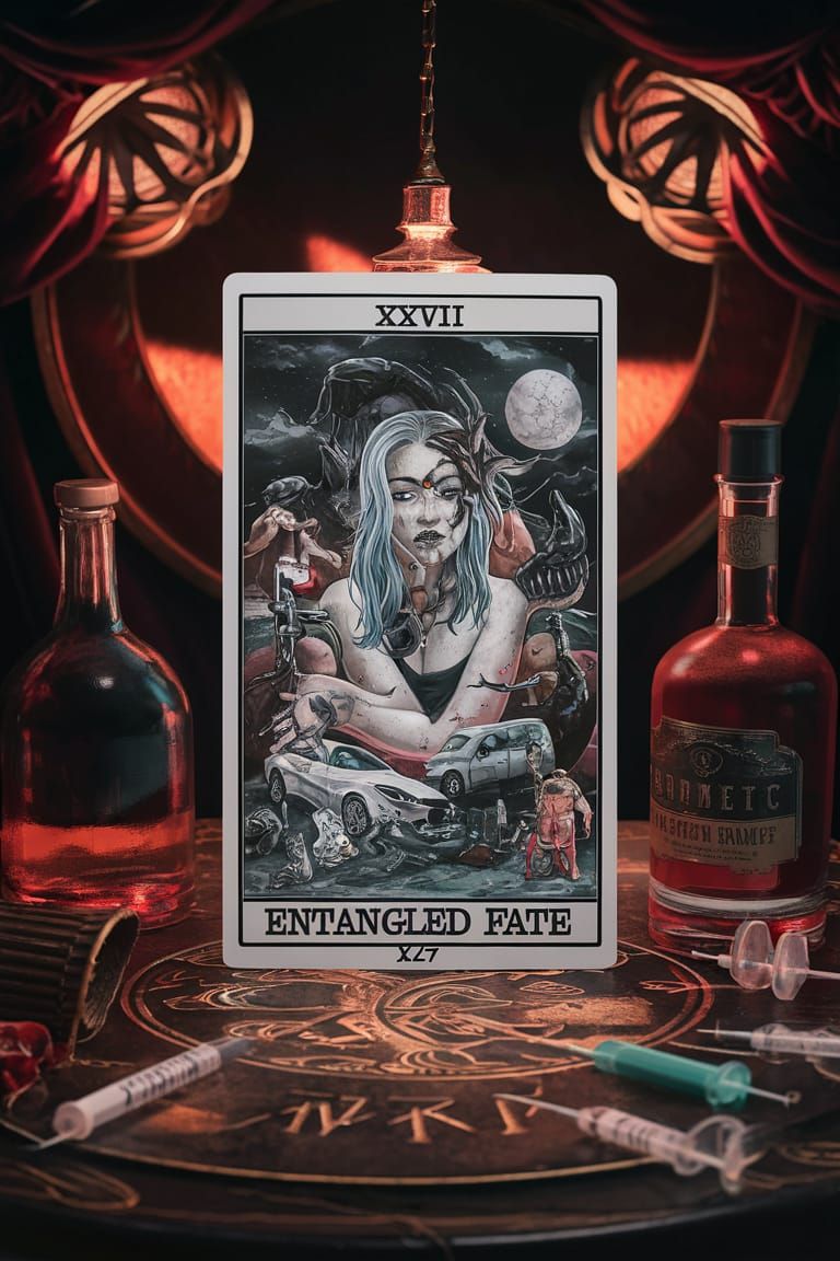 tarot card XXVII of the hidden arcana