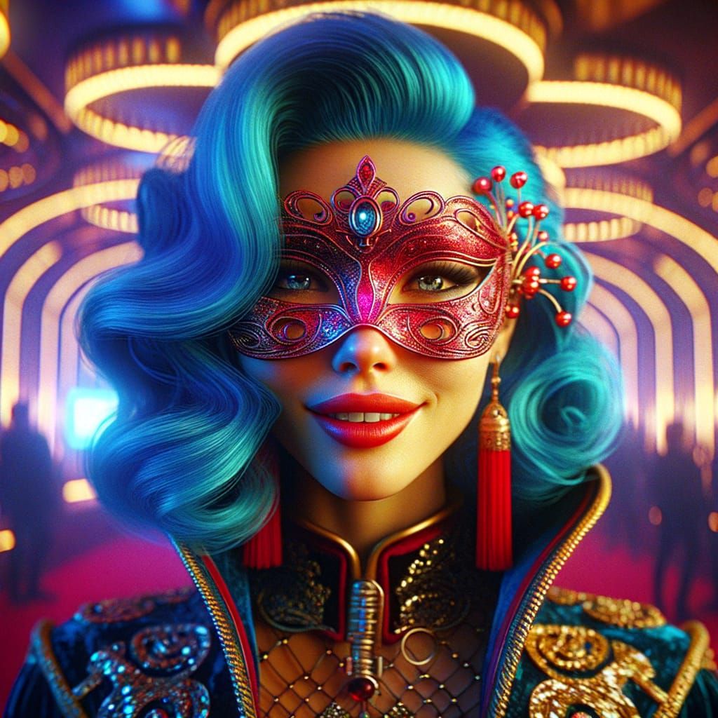 Retro Futurism: Juliana's Cyberpunk Adventure at a Space Mas...