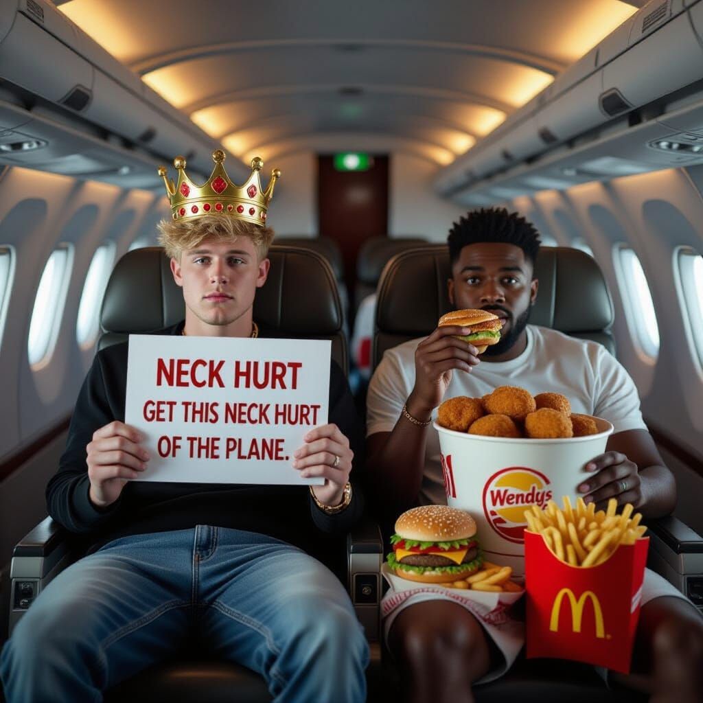 Jake Paul's Bizarre Airplane Scene