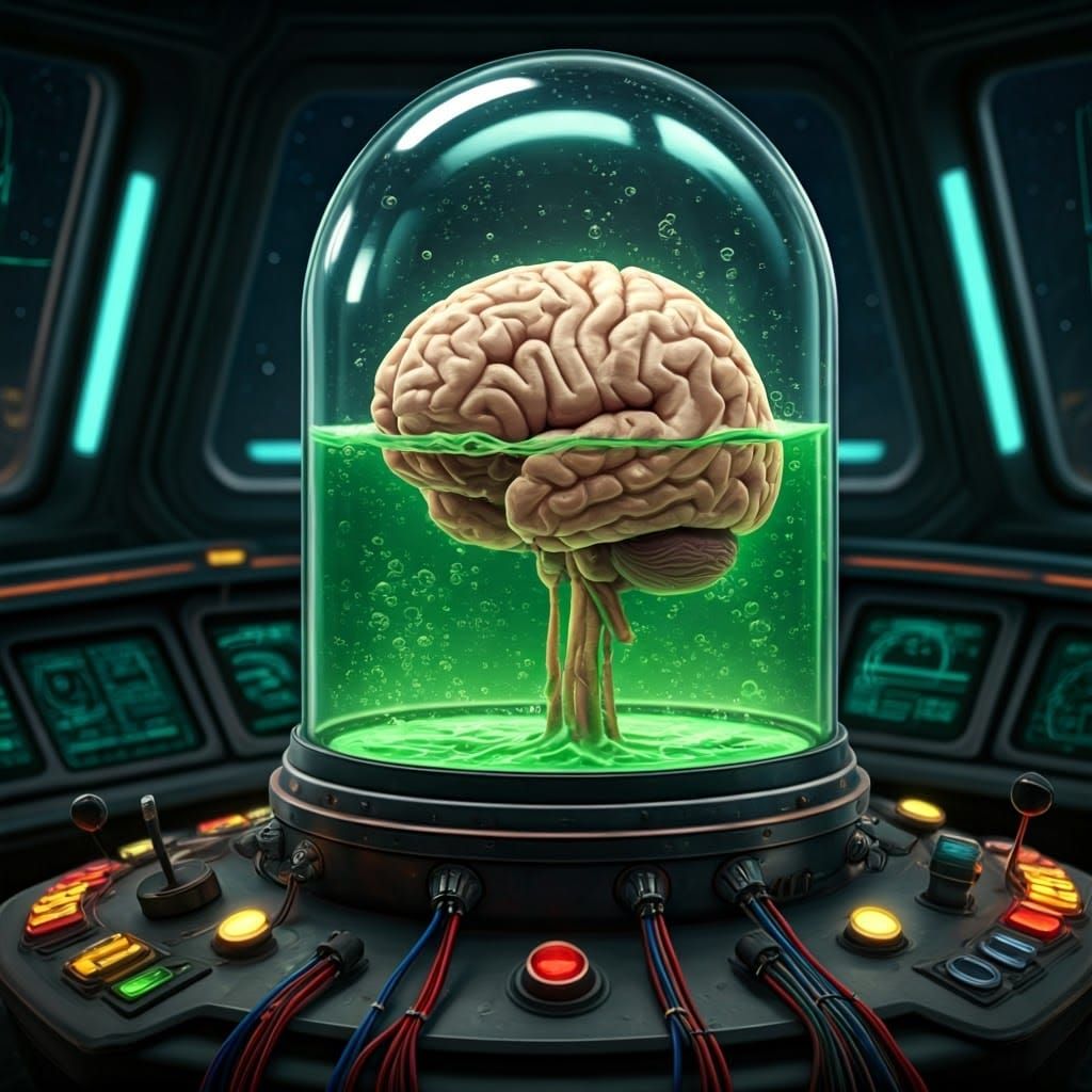 Brain in Dome Controls Starship