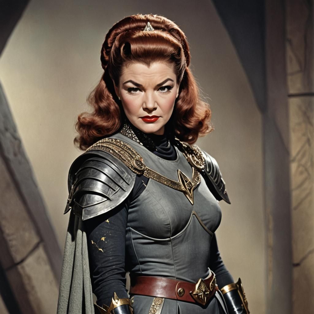 Klingon Warrior Portrait in Full Color