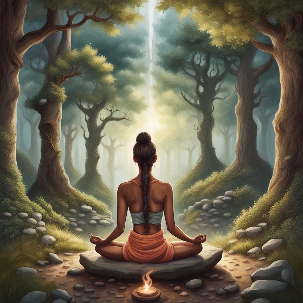 Surreal Melting Clock on Tree, Dali Style