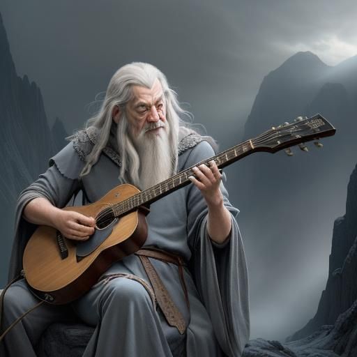 Gandalf's Epic Guitar Solo: A Digital Masterpiece