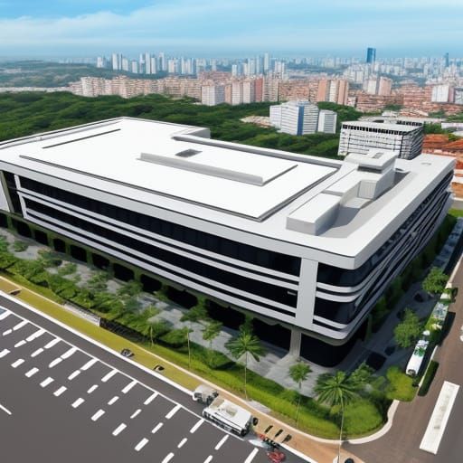 Hospital Elevator Access Area in Modern Design