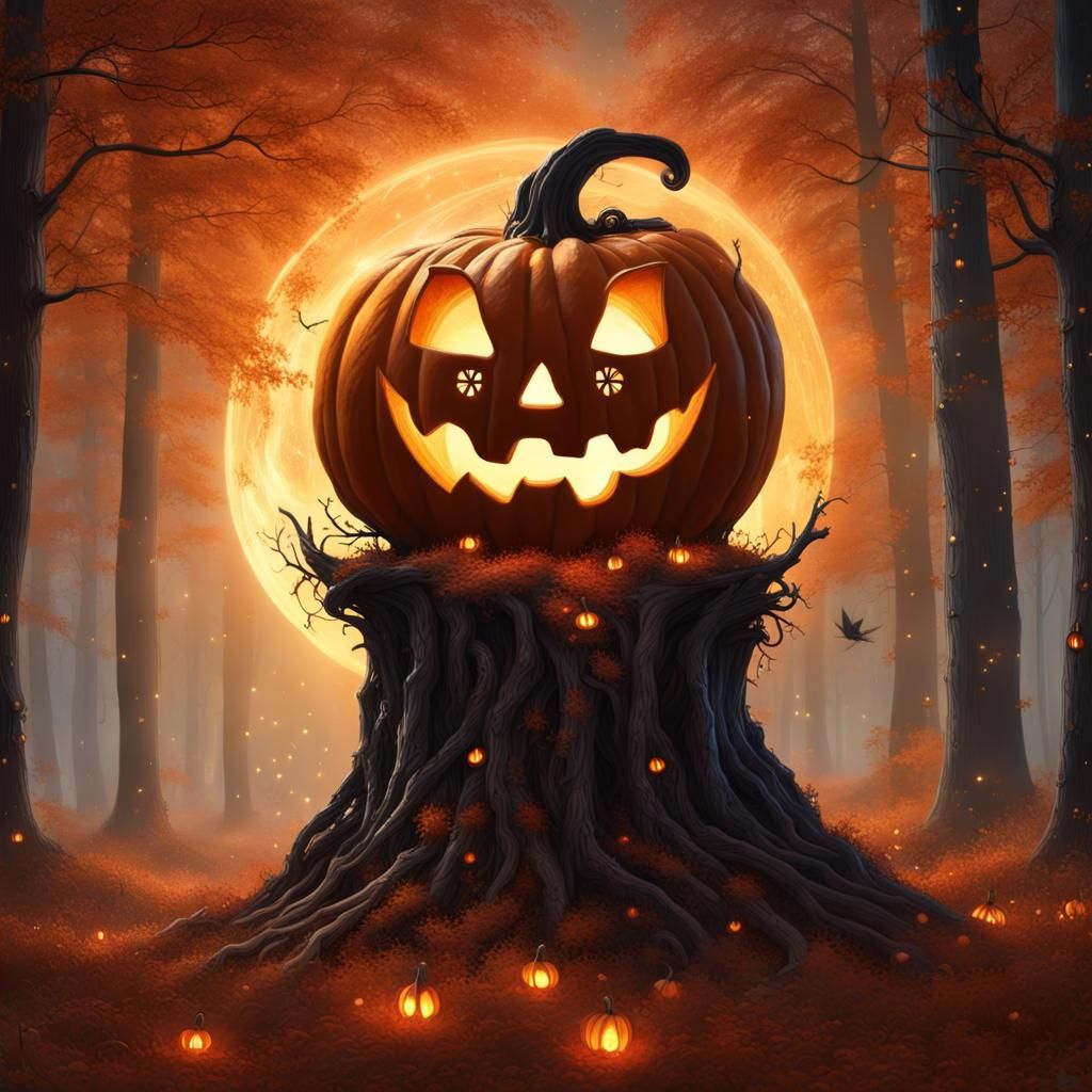 Sleepy Hollow Fairy Tale in Jack-o'-Lantern