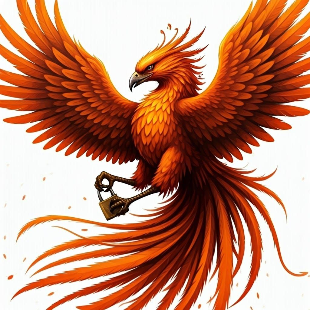 A phoenix tattoo