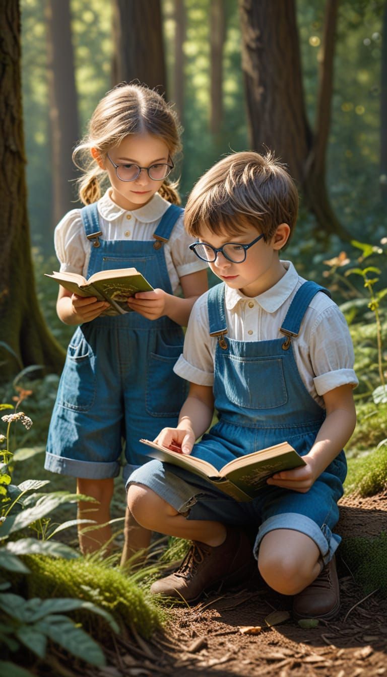 Loving Summer Afternoon in Oilpainting Empasto