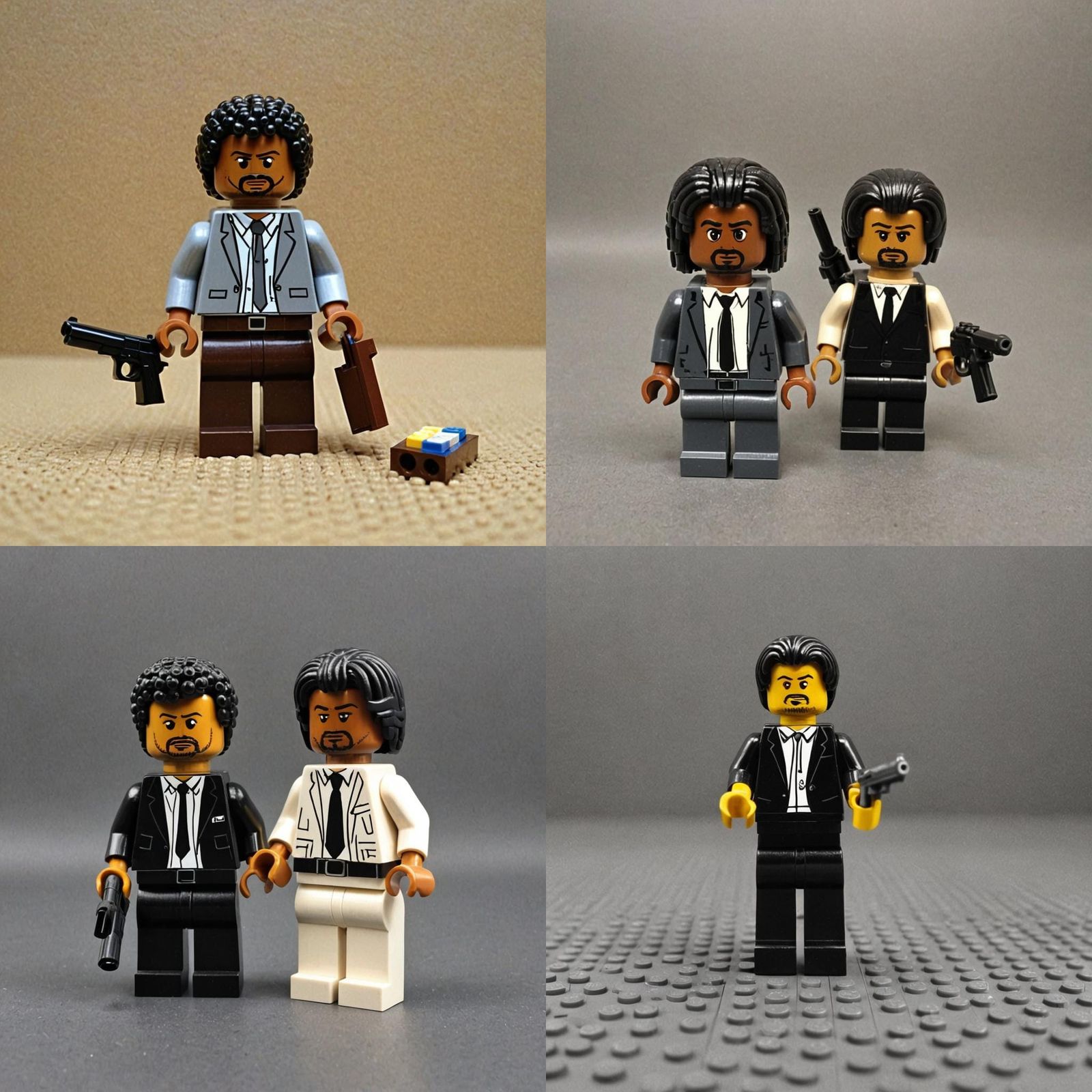 Lego Pulp Fiction: Jules Winnfield and Ezekiel 25:17