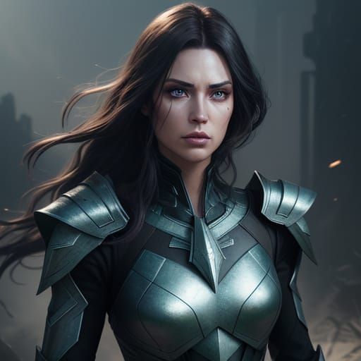 Hyperrealistic Cinematic Portrait of a Determined Warrior