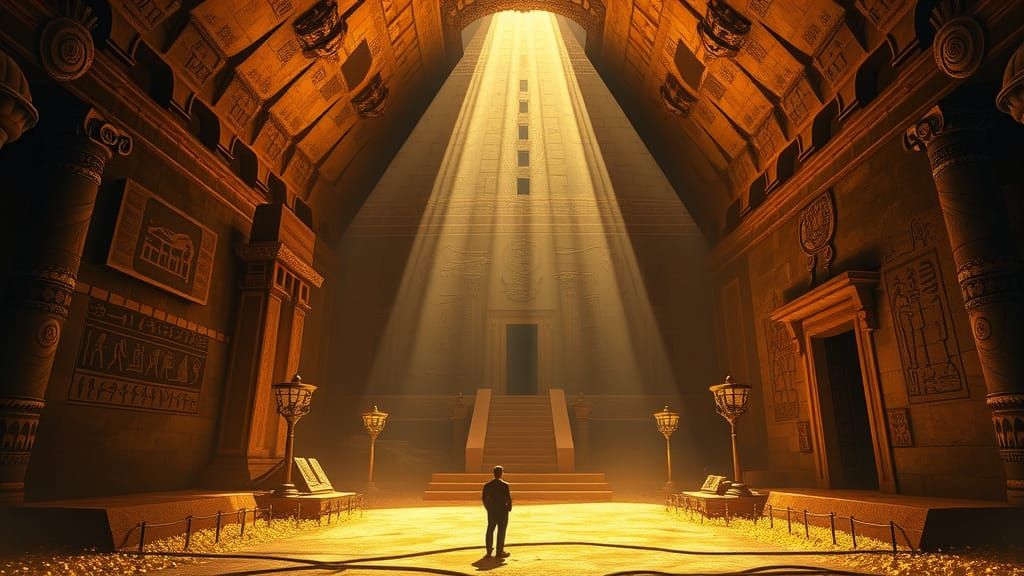 Ancient Secrets Revealed in Eerie Pyramid Chamber