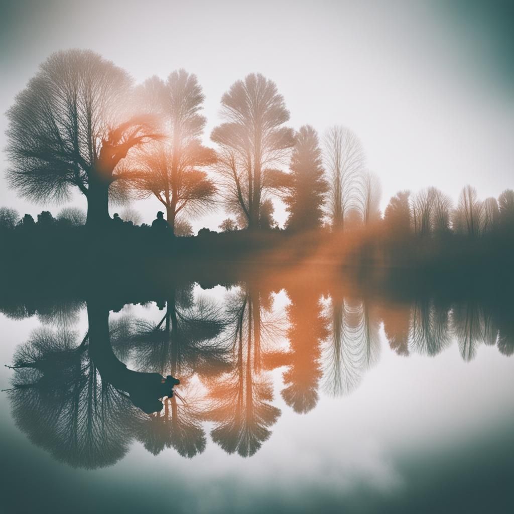 Striking Double Exposure Effect Image