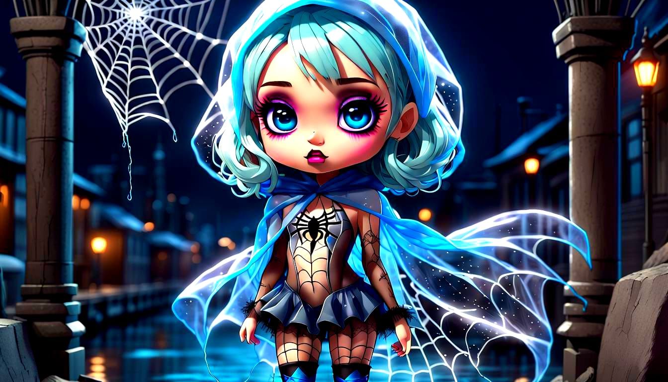 Chibi Bratz Kabuki Babe in Anime Style