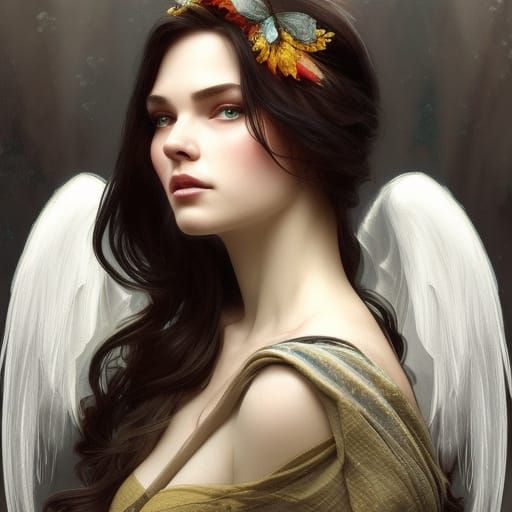 Loving, gentle, calming, good hearted, angel, Snow White