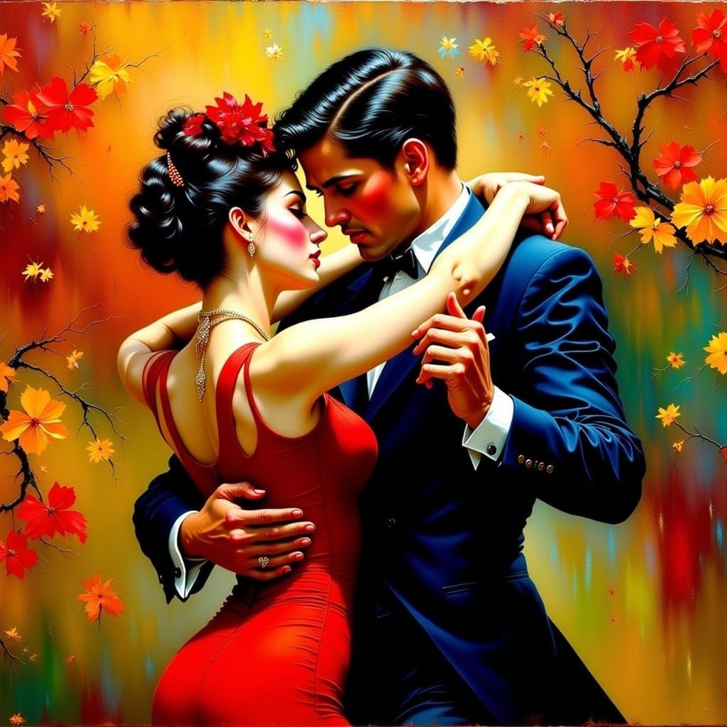 Passionate Tango Dance Inspired by Romantic Realism