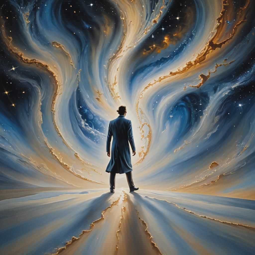 Surreal Endless Void: A Cosmic Dreamscape