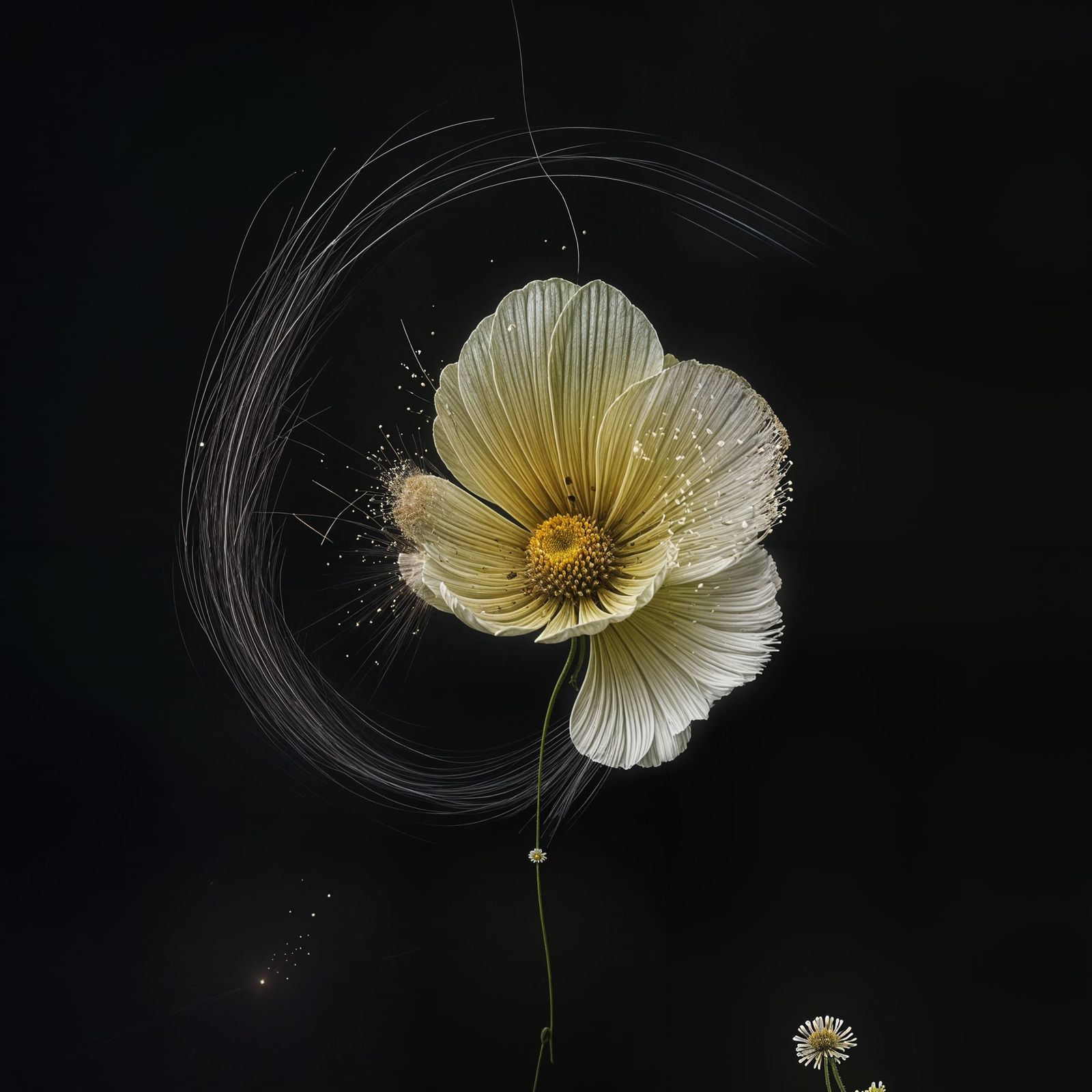 Surreal Wildflower: Explosion of Nothingness and Mortality