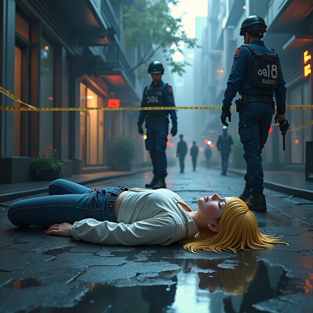 Sci-Fi Anime Crime Scene Investigation