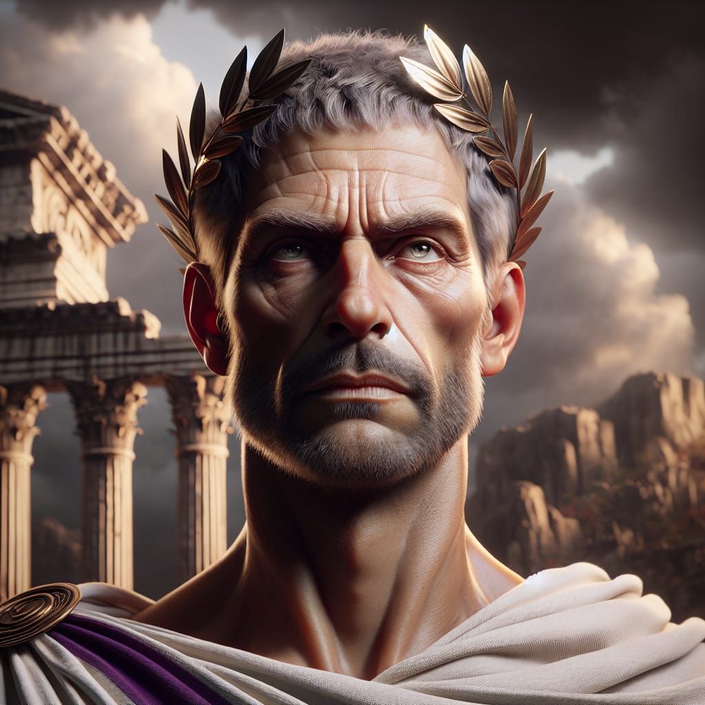 Roman Emperor in Baroque Style